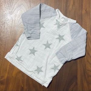 Like new, super soft cotton muslin LS shirt